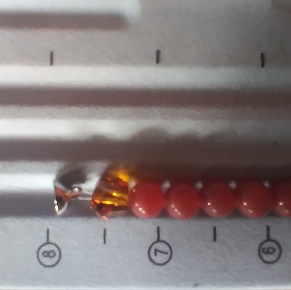 ✨️8" Boho Natural Carnelian Flower 🌼 Bracelet 🙂 Magnetic Closure!✨️ - Picture 6 of 10